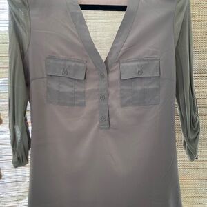 Banana Republic taupe colored top